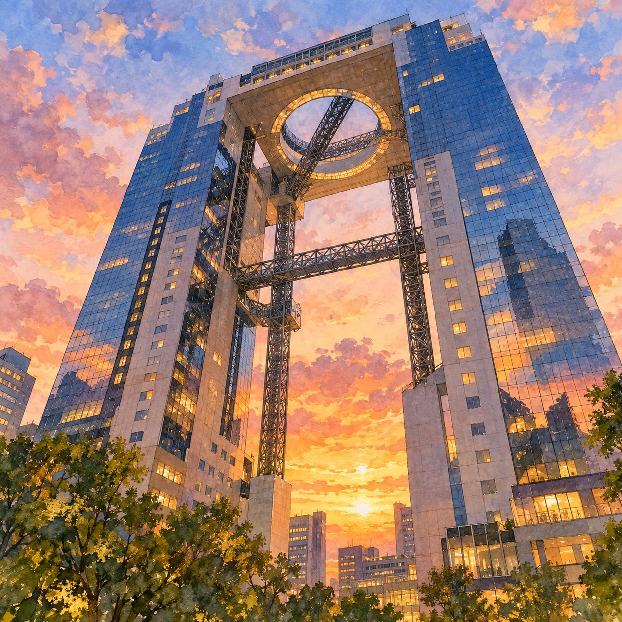 梅田蓝天大厦空中庭园展望台